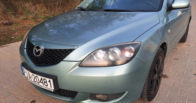 Mazda 3 cena 6900 przebieg: 185600, rok produkcji 2005 z Lipsk małe 352